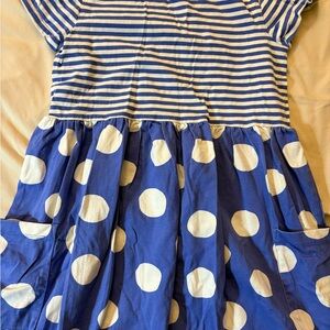 Hanna Andersson Blue and White Striped Top